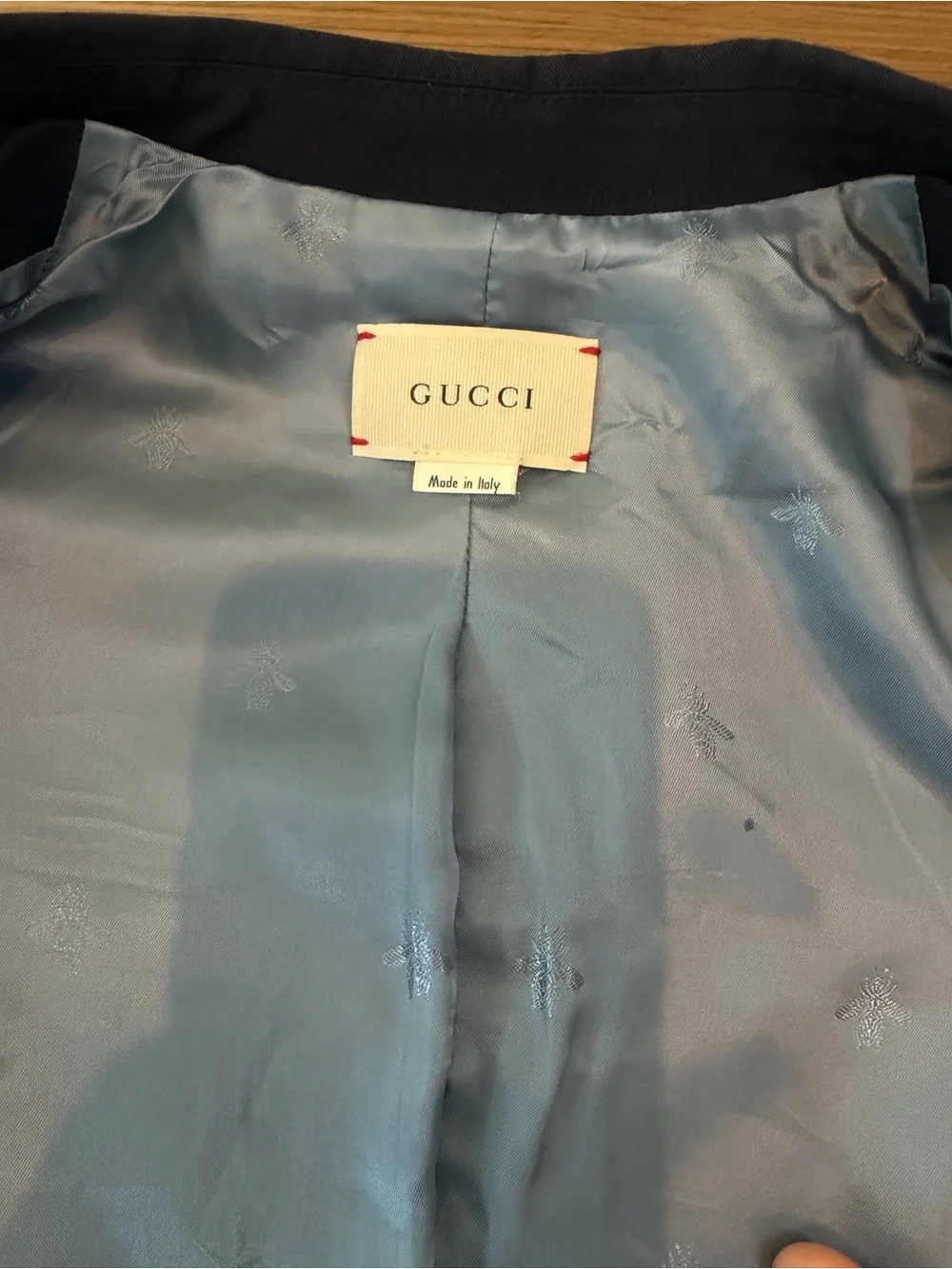 Authentic Gucci Kids “Blind for Love” Blazer – Size 10